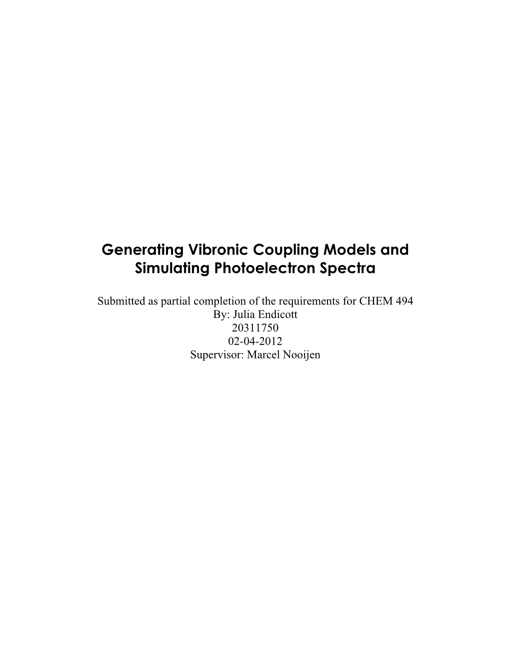 Generating Vibronic Coupling Models and Simulating Photoelectron Spectra