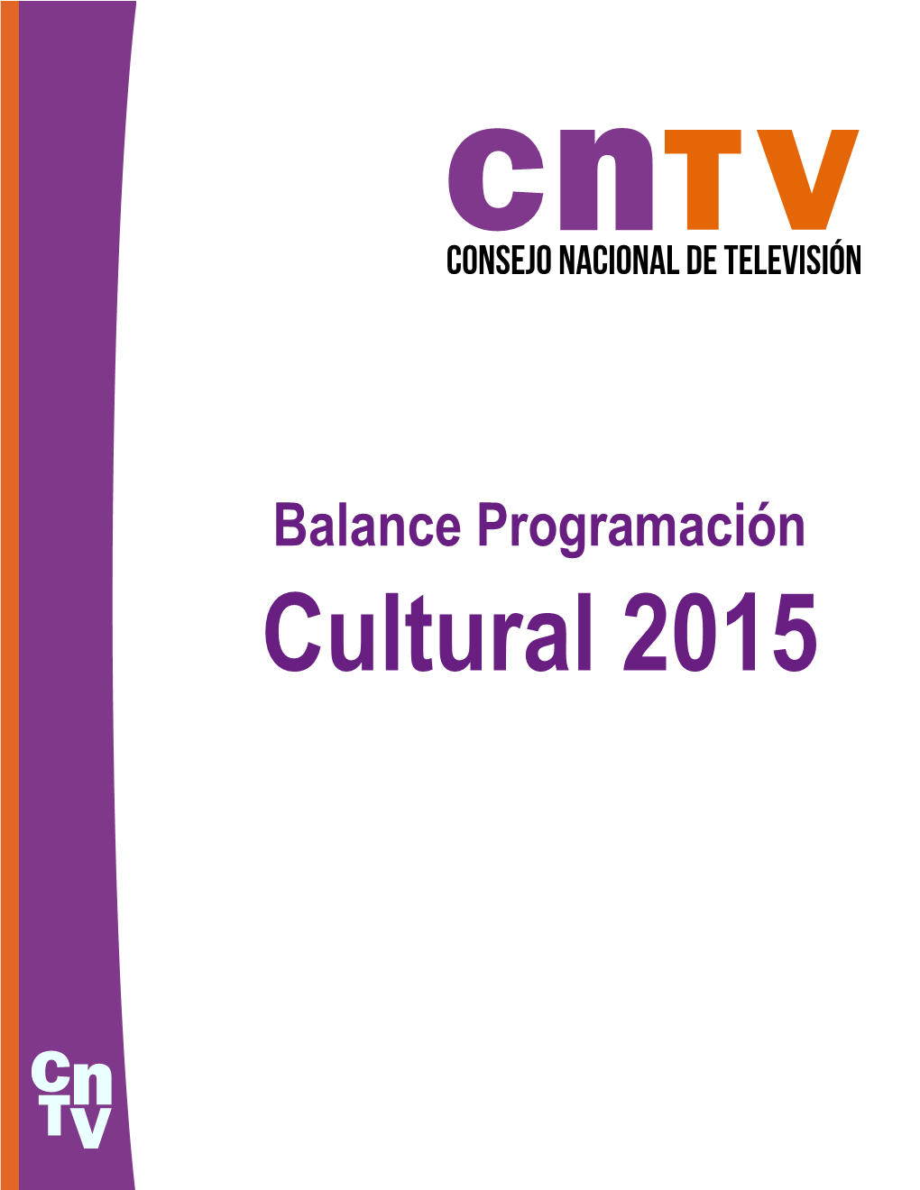 Balance Programación Cultural 2015