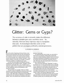 Glitter: Gems Or Gyps?