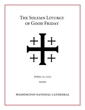 The Solemn Liturgy of Good Friday