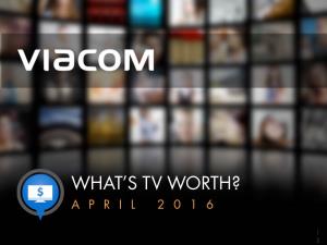 What's Tv Worth?