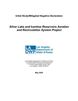 Silver Lake and Ivanhoe Reservoirs Aeration and Recirculation System Project