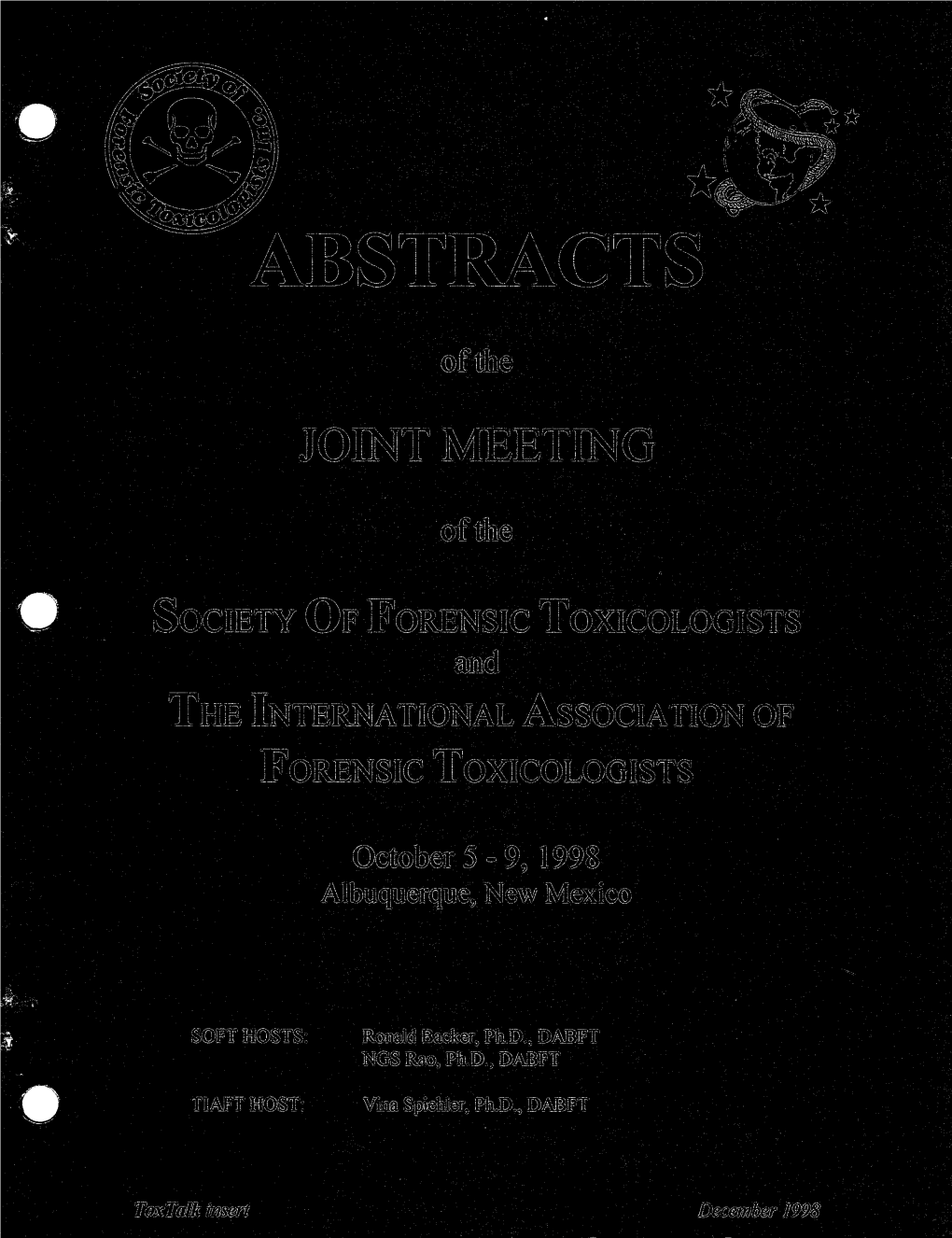 SOFT 1998 Meeting Abstracts.Pdf
