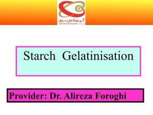 Starch Gelatinization and Pasting Grain Sources Categorized by Rate of Ruminal Starch Digestion