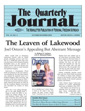 THE LEAVEN of LAKEWOOD Promises out Loud