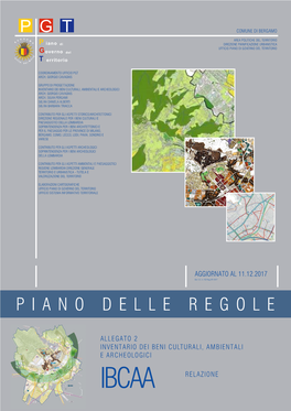 Piano Delle Regole Comune Di Bergamo