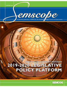 2019-2020 LEGISLATIVE POLICY PLATFORM WINTER - 2019 Emscope