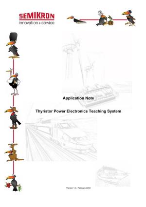 Application Note Thyristor Power Electronics