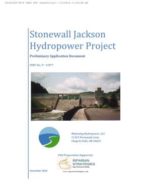 Stonewall Jackson Hydropower Project