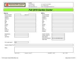 Fall 2018 Garden Center