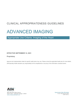 Advanced Imaging