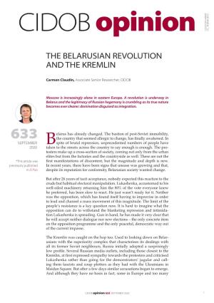 The Belarusian Revolution and the Kremlin