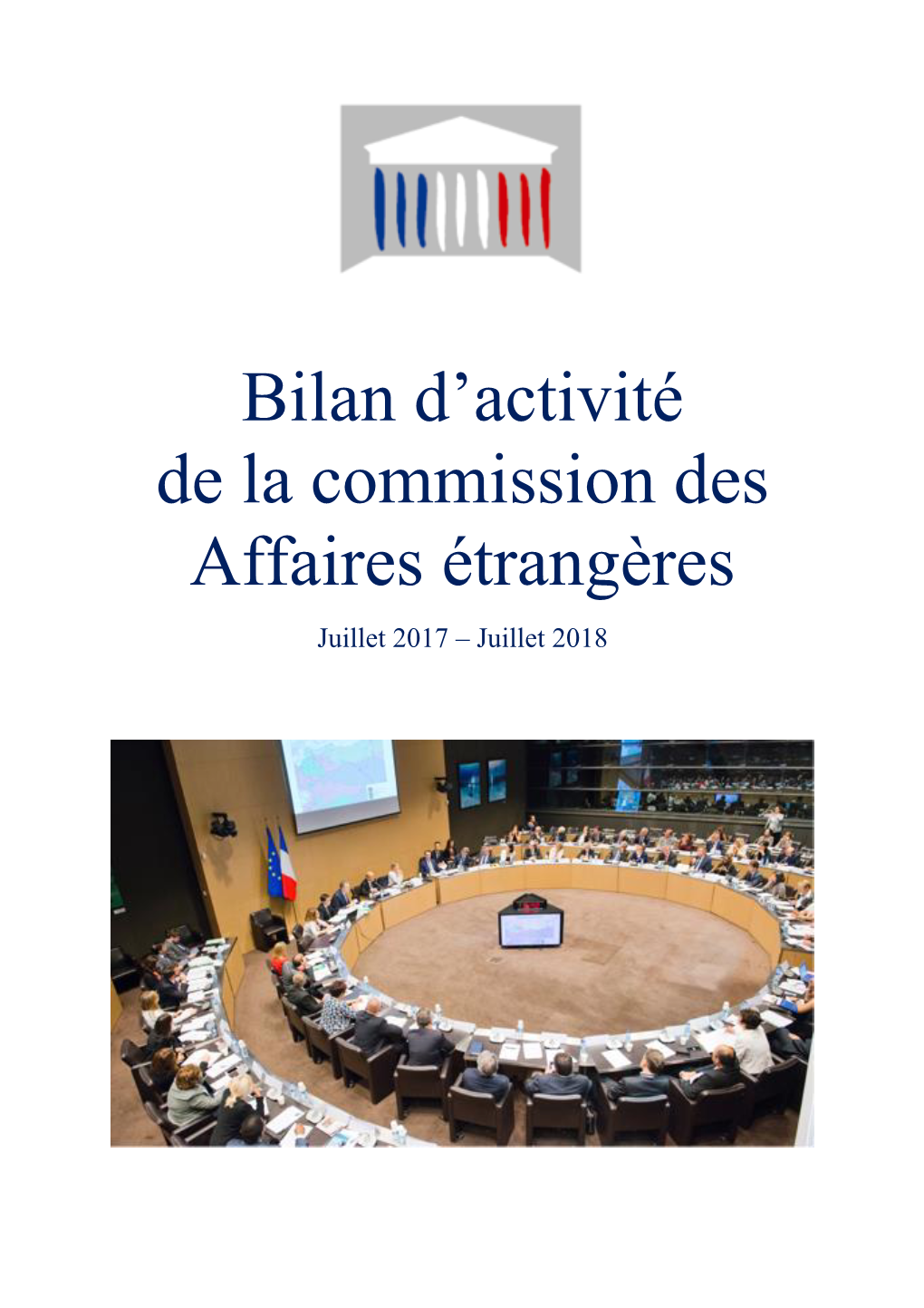 Bilan D'activité De La Commission Des Affaires Étrangères