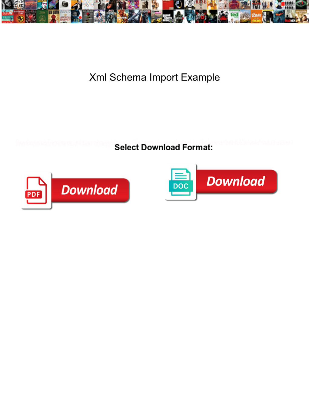 Xml Schema Import Example