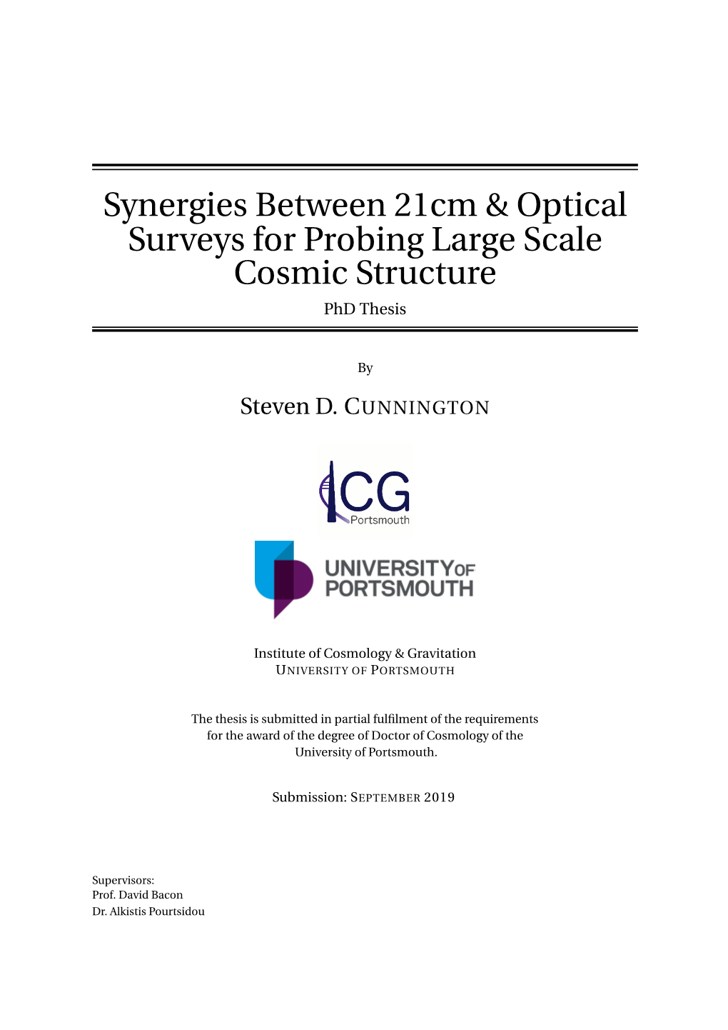Synergies Between 21Cm & Optical Surveys for Probing Large Scale Cosmic Structure