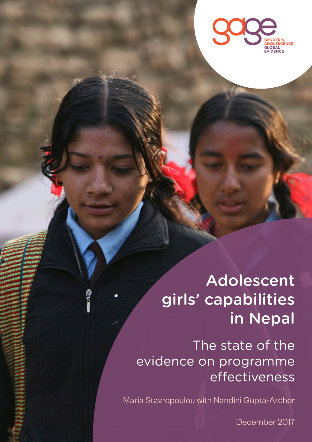 Adolescent Girls' Capabilities in Nepal