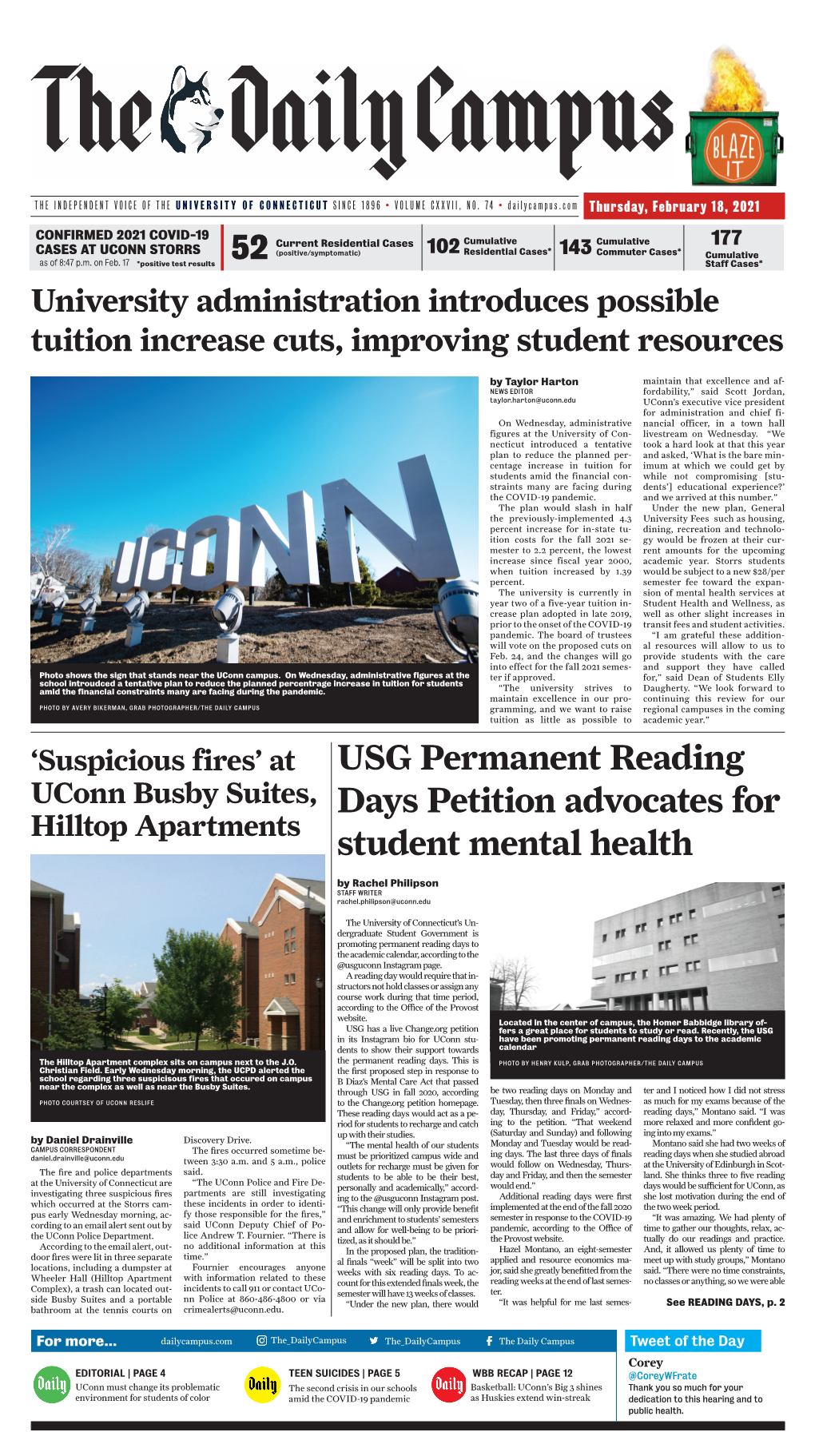 USG Permanent Reading Days Petition Advocates for Student