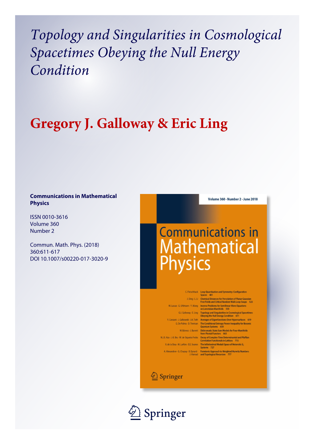 Topology and Singularities in Cosmological Spacetimes Obeying the Null Energy Condition