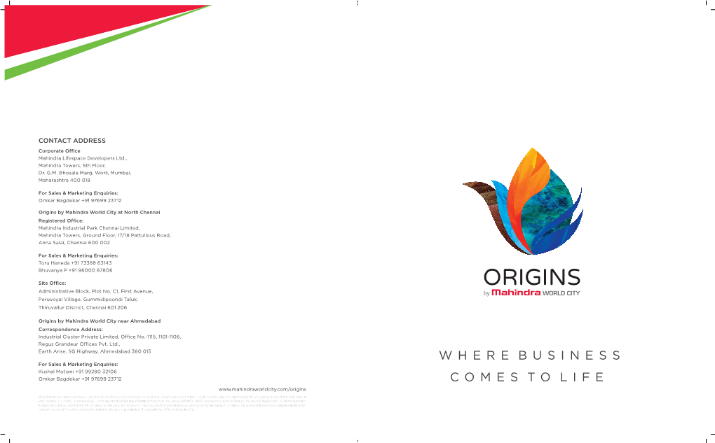 2217-17 Origins Brochure