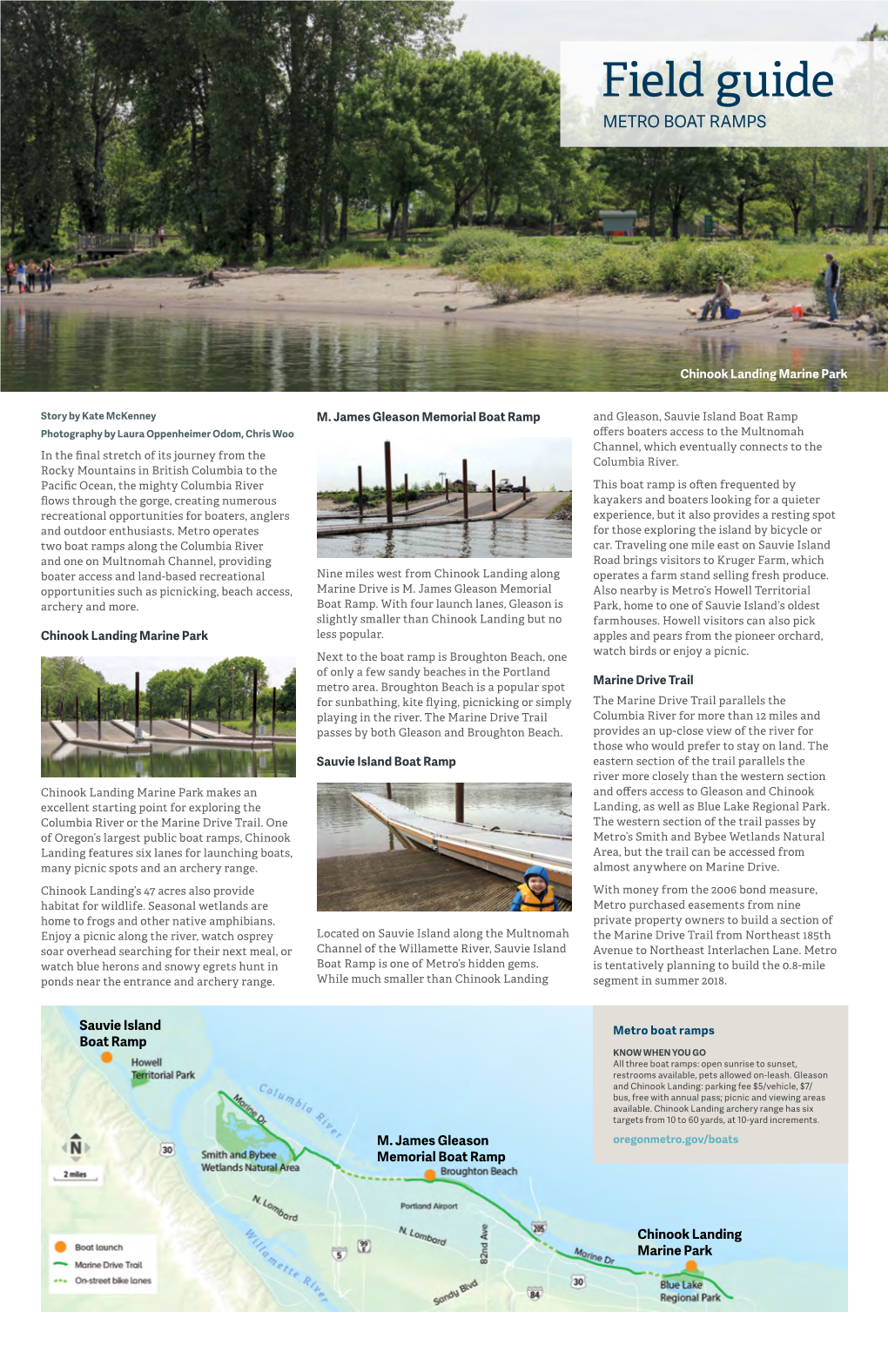 Field Guide METRO BOAT RAMPS