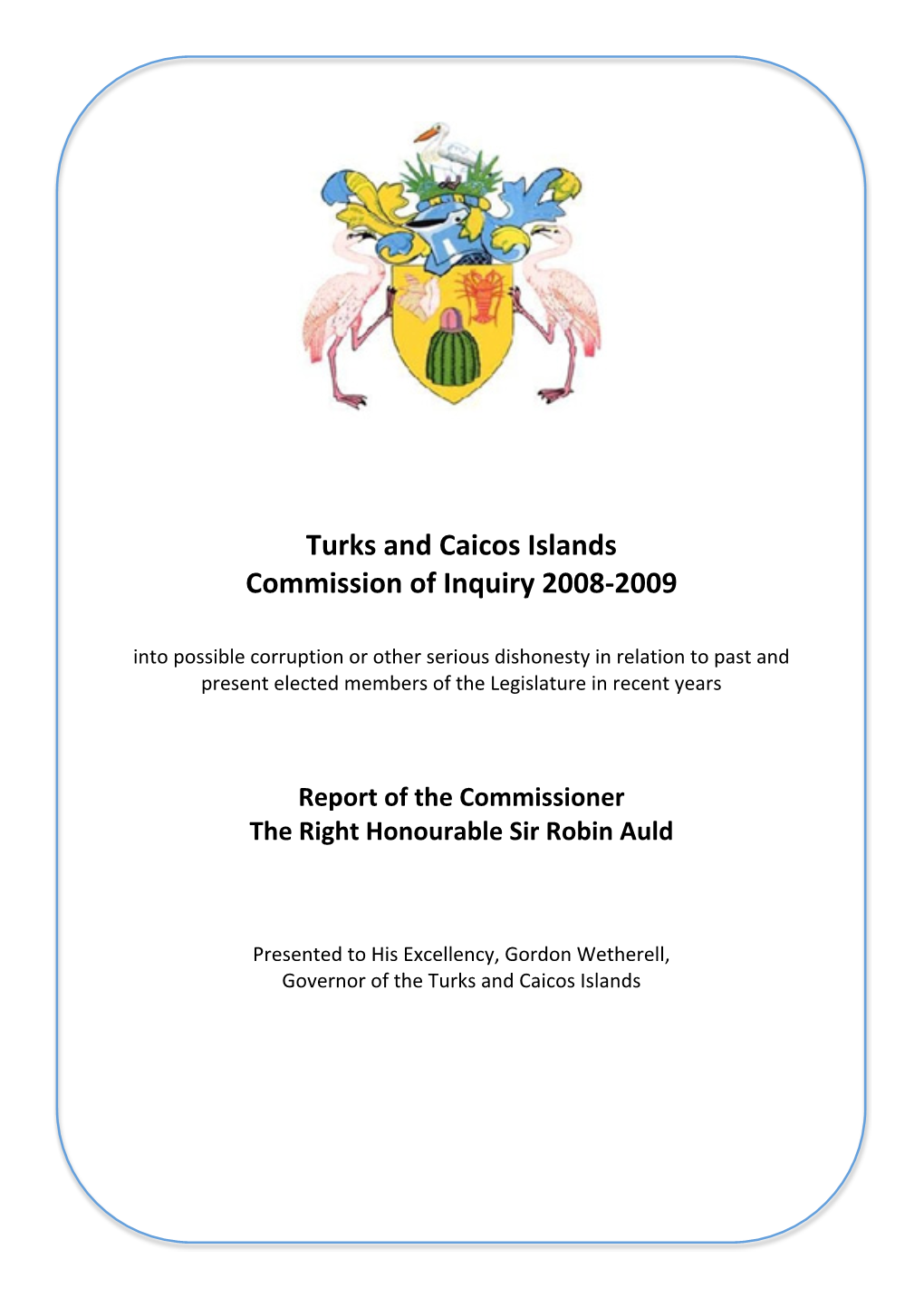 TCI Inquiry Report
