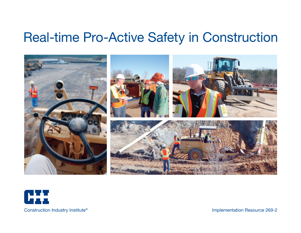 Real-Time Pro-Active Safety in Construction
