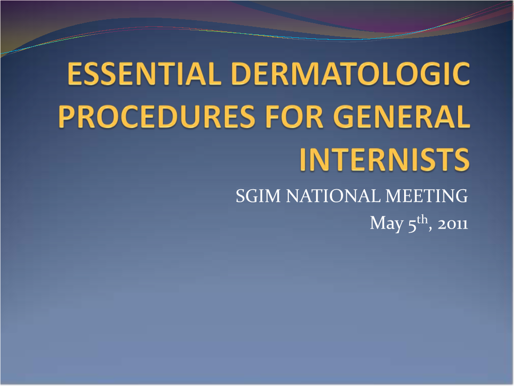 Dermatology for Primary Care Providers