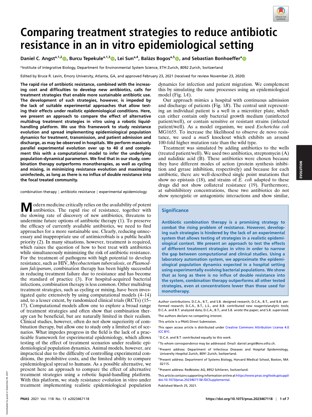 Comparing Treatment Strategies to Reduce Antibiotic Resistance in an In