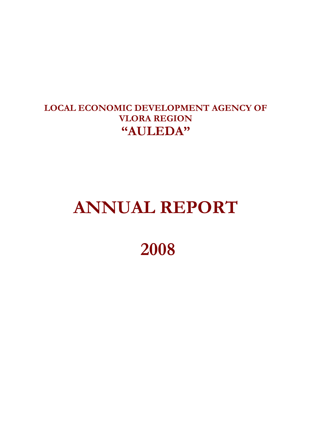 Annual Report 2008