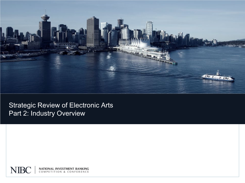 Eletronic Arts Industry Analysis