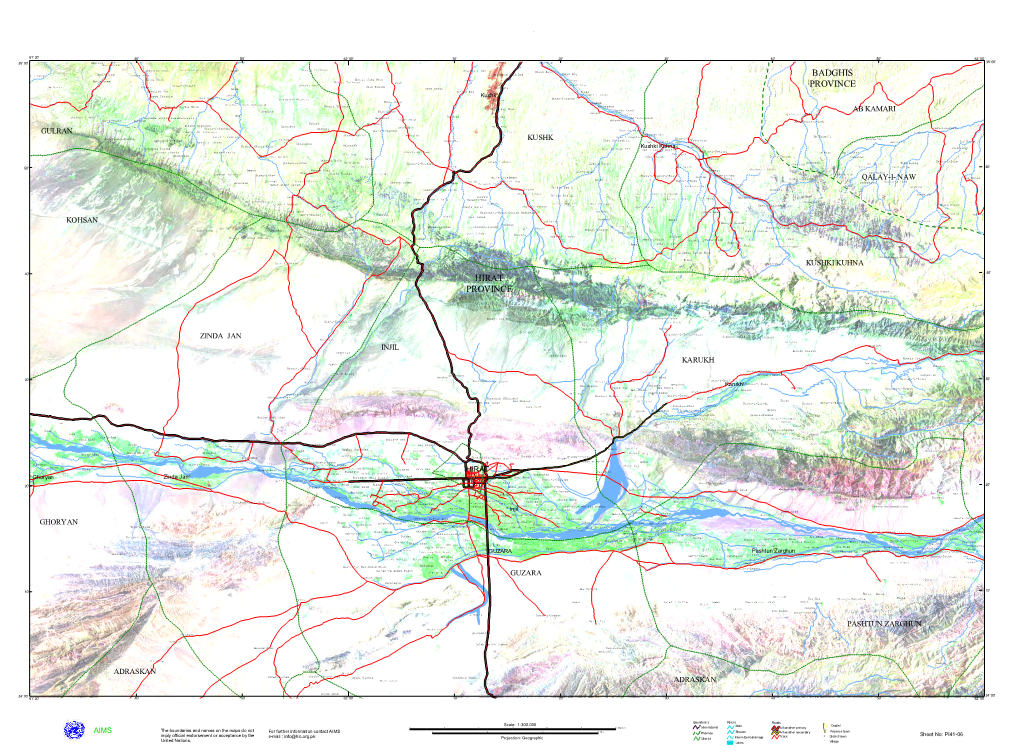 Afghanistan Topographic Maps with Background (PI41-06)