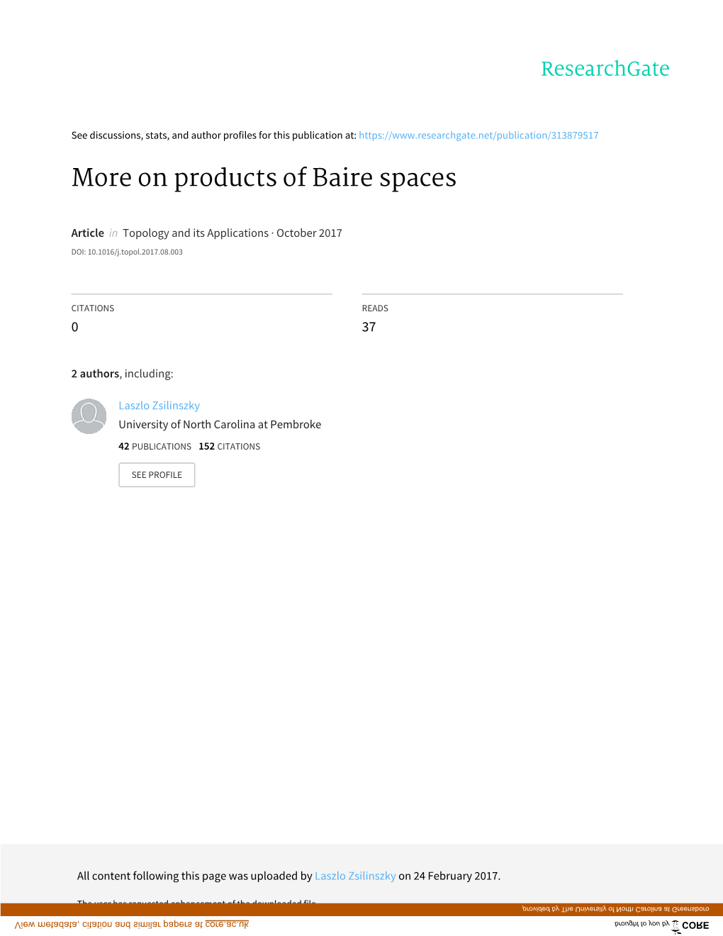 On Products of Baire Spaces