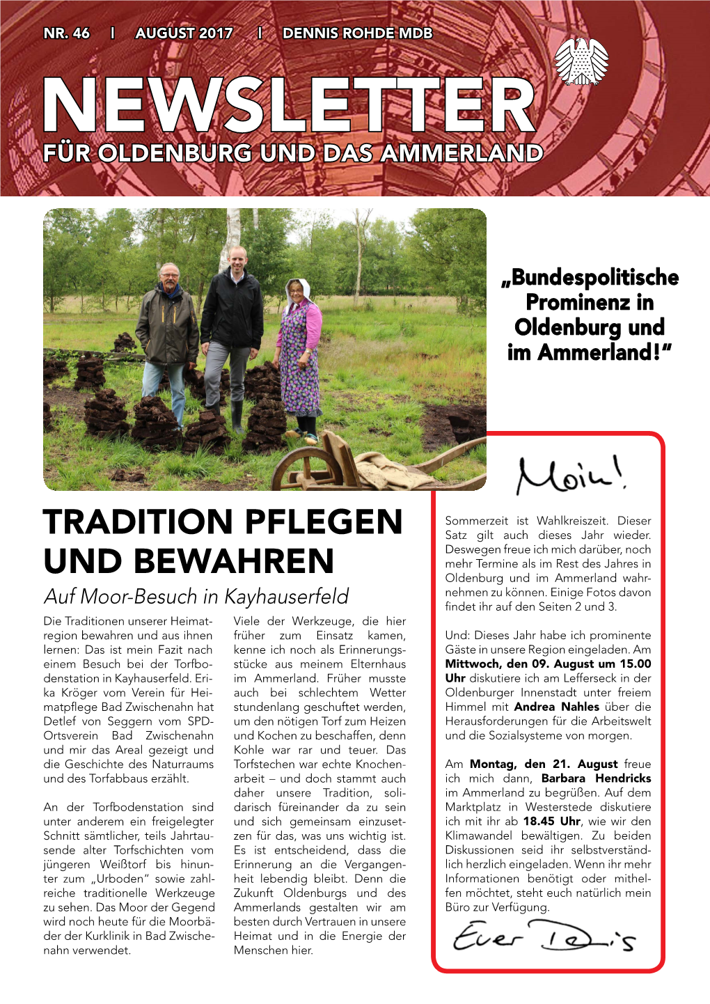 Newsletter Für Oldenburg Und Das Ammerland