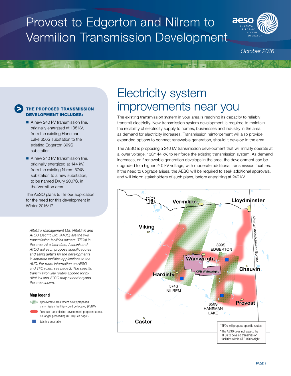 Foothills Area Transmission Development