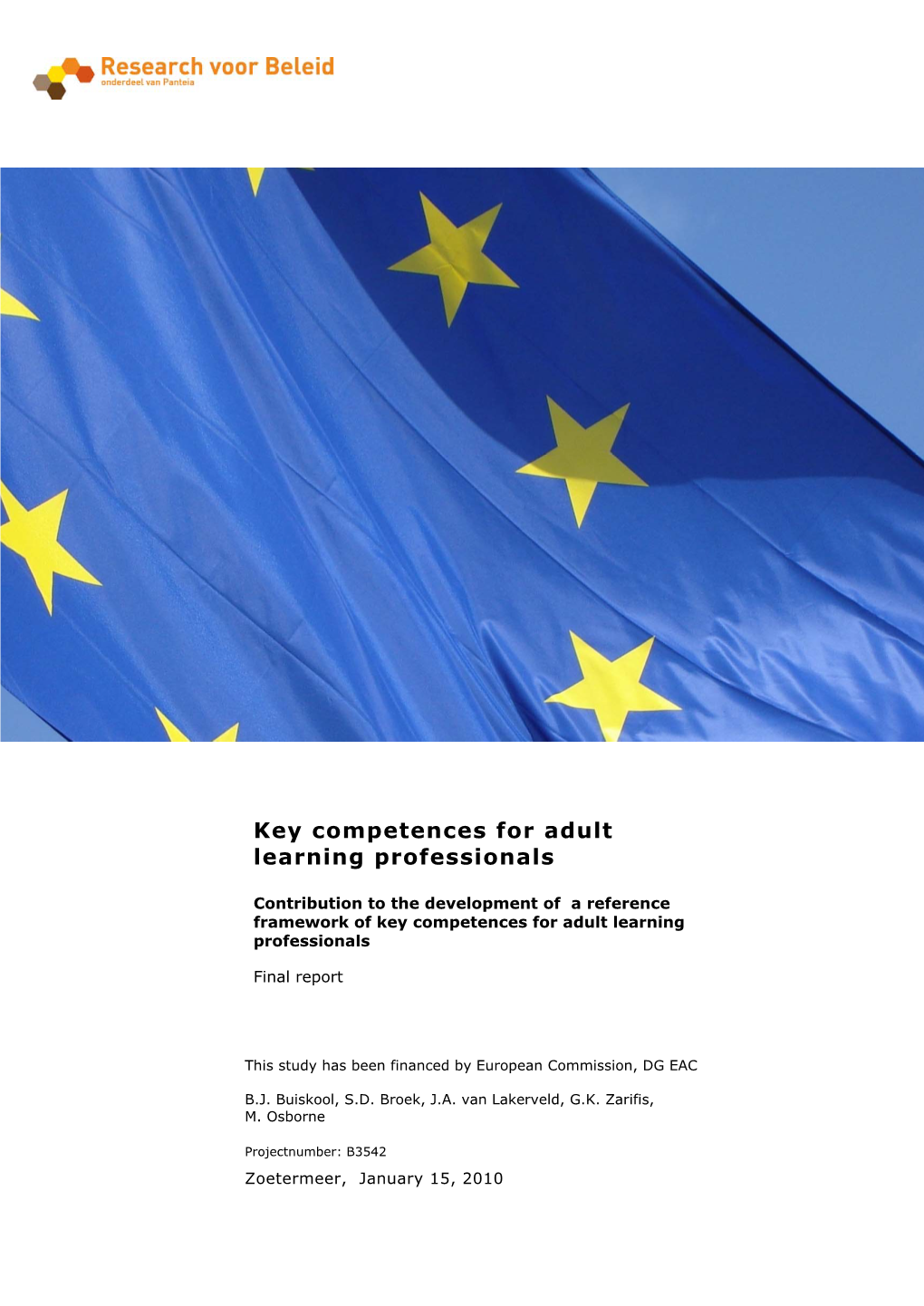 Key Competences for Adult Learning Professionals