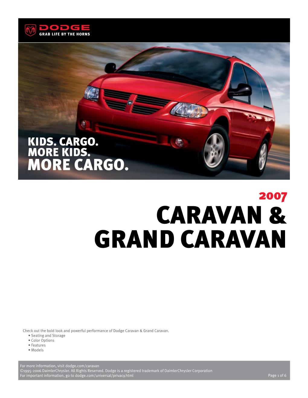 Caravan & Grand Caravan