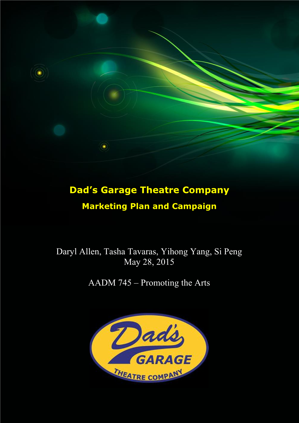 Final Marketing Plan