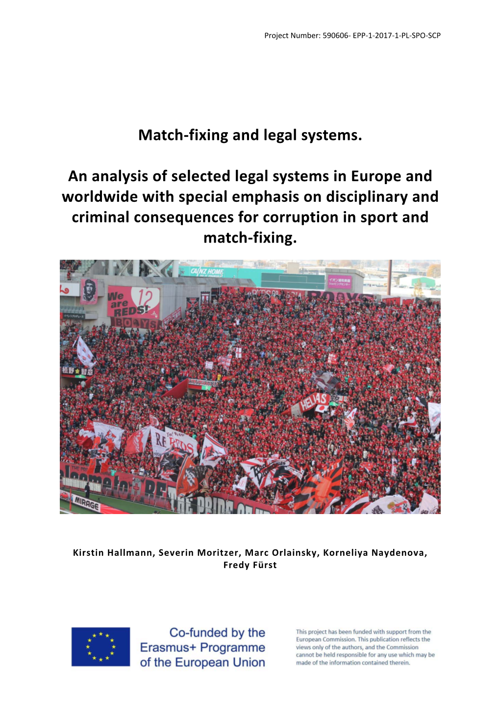 Match‐Fixing and Legal Systems. an Analysis of Selected Legal Systems