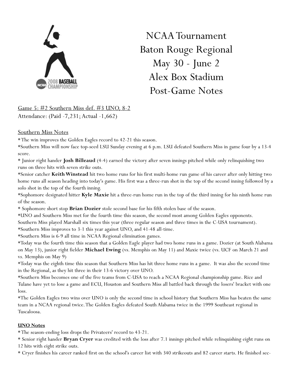 Game 5 Notes.Qxd