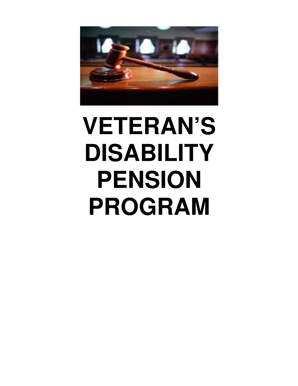 VA Disability Pension Program