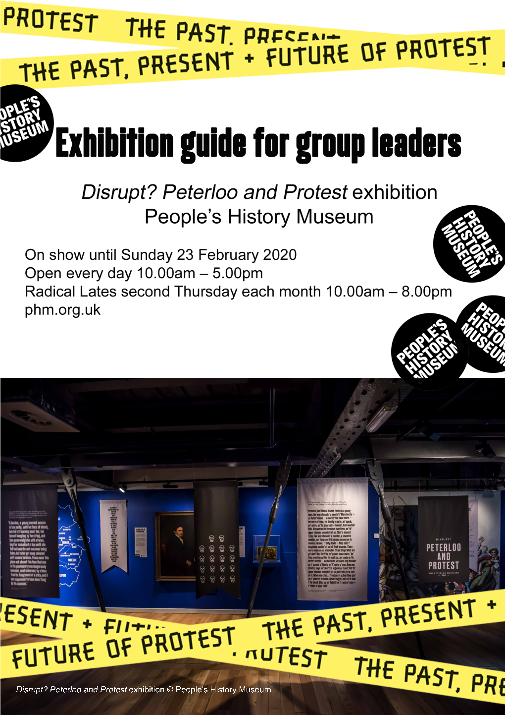 Disrupt? Peterloo and Protest Exhibition Summary 2