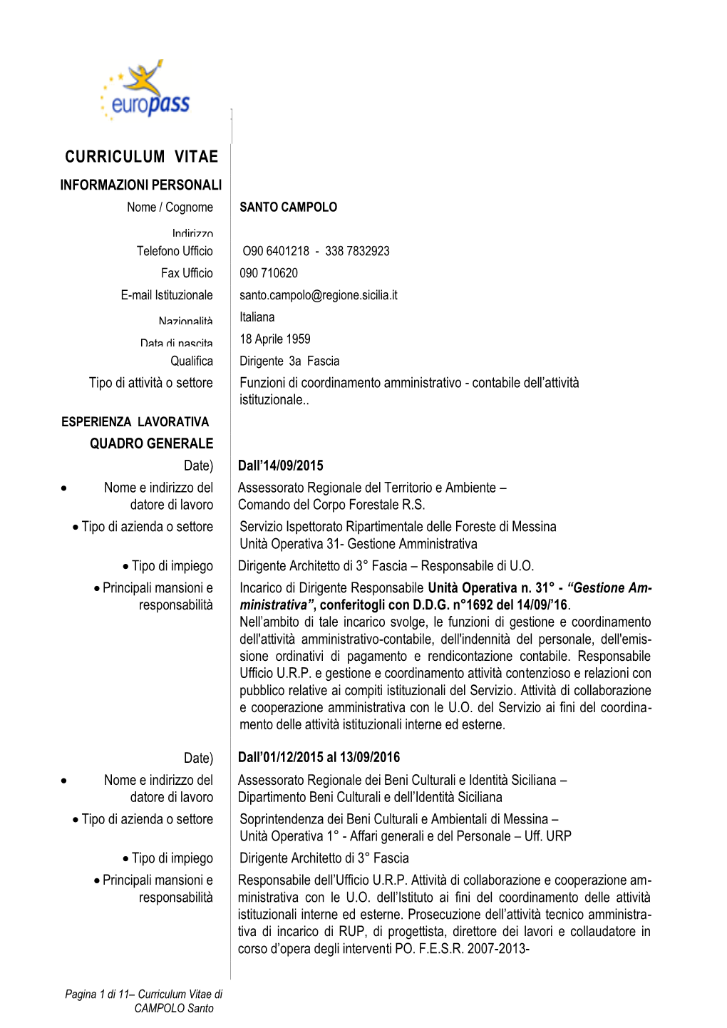 Curriculum Vitae