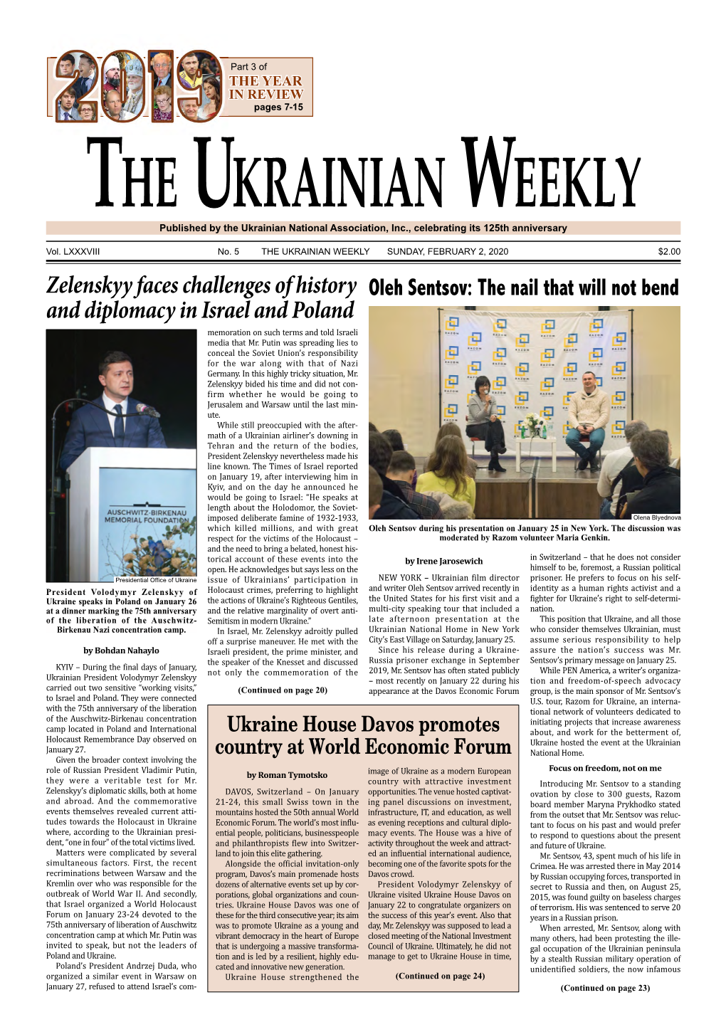 The Ukrainian Weekly, 2020