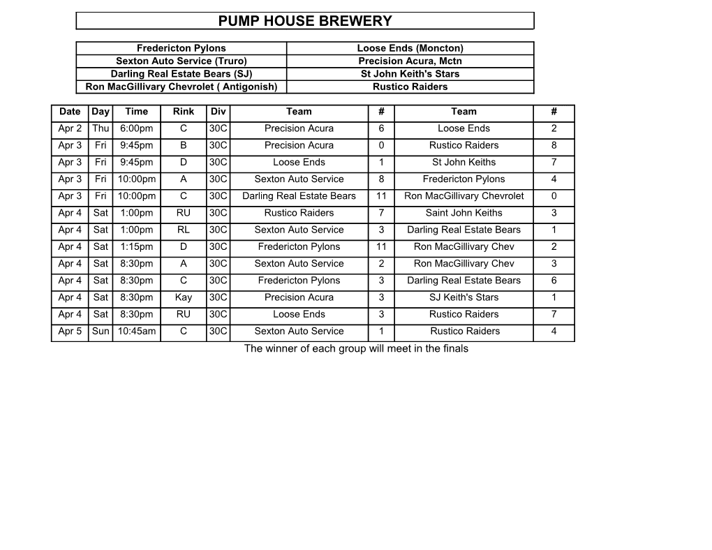 Pump House Brewery