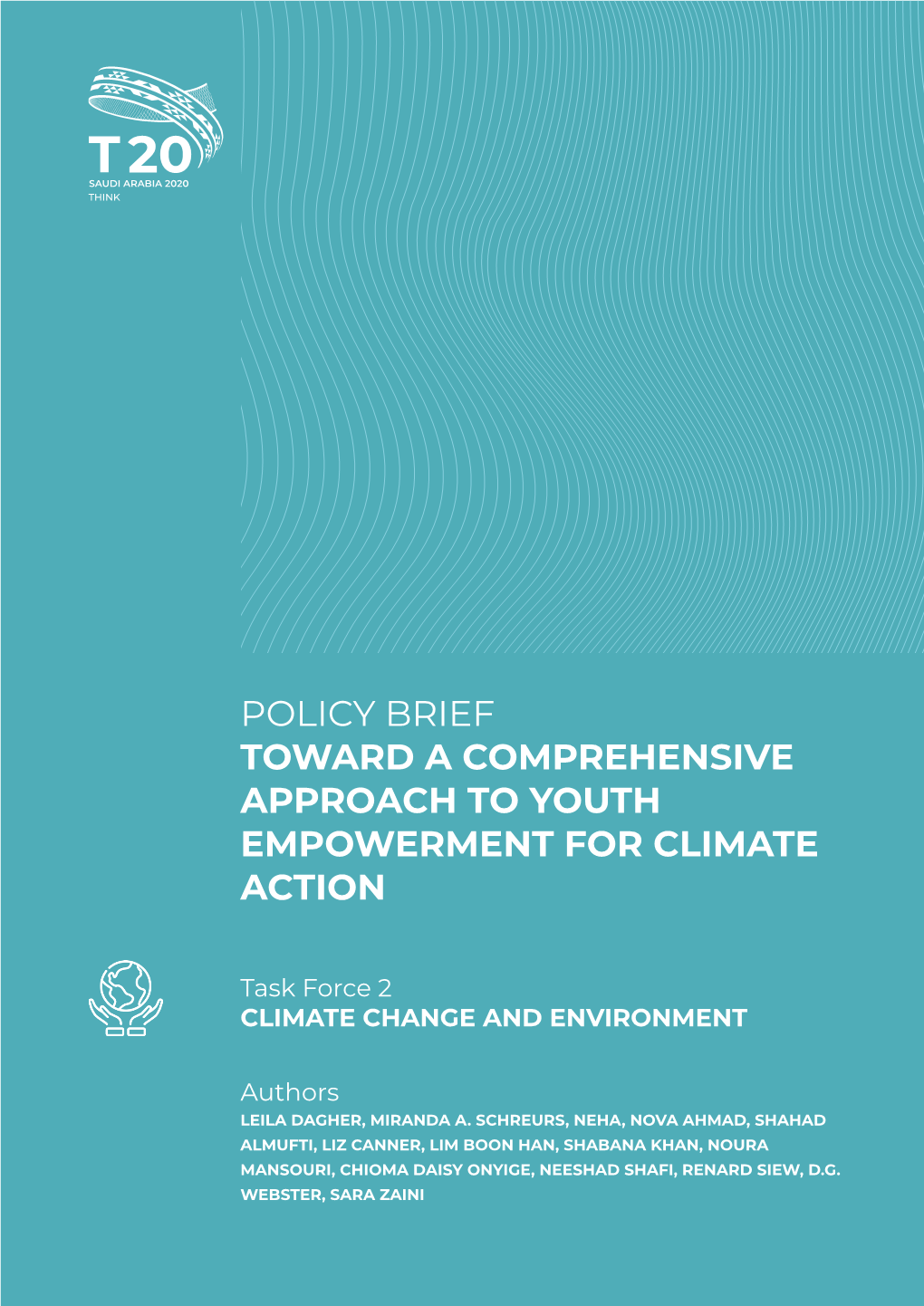 Policy Brief Toward a Comprehensive Approach to Youth Empowerment for Climate Action