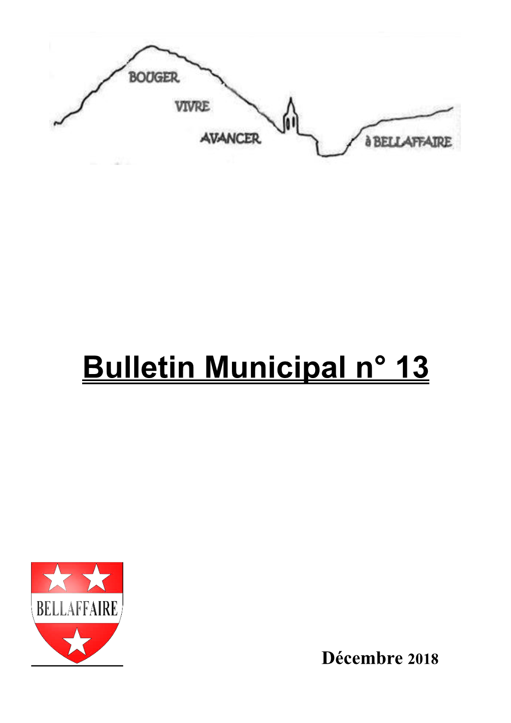 Bulletin Municipal N° 13