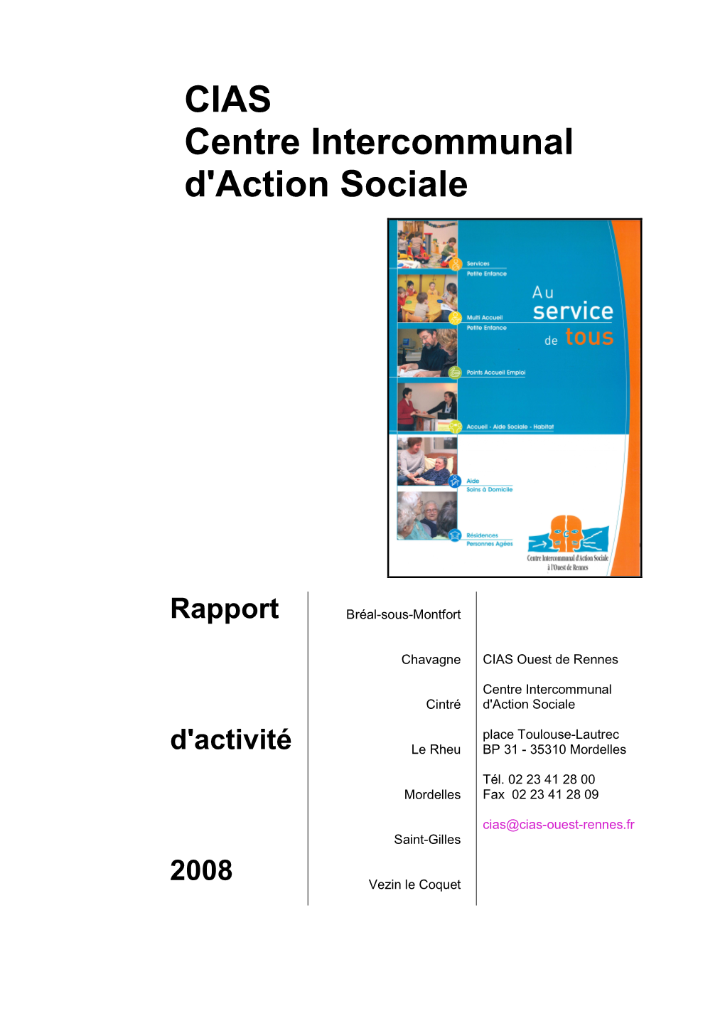 CIAS Centre Intercommunal D'action Sociale