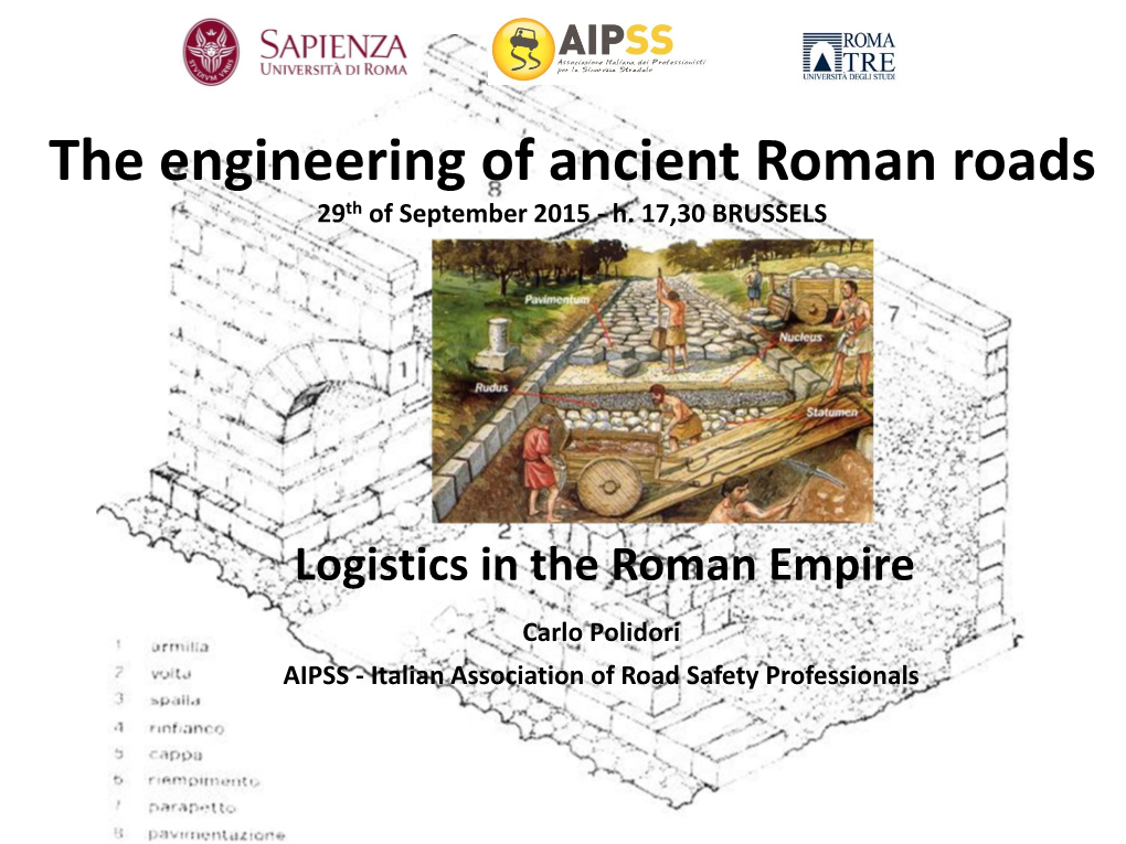 The Engineering of Ancient Roman Roads 29Th of September 2015 - H