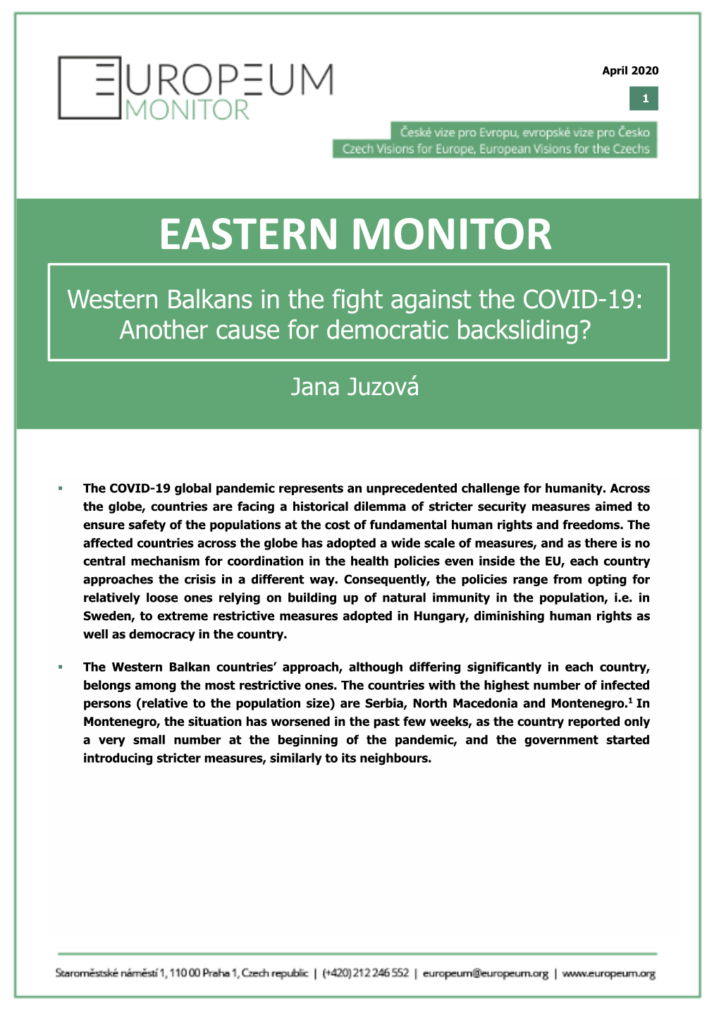 Pdf Eastern Monitor