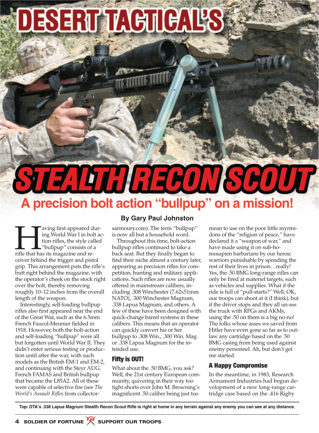 Desert Tactical's Stealth Recon Scout